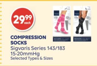 Wellwise by Shoppers Compression socks sigvaris series 145/183 15-20mmhg offer