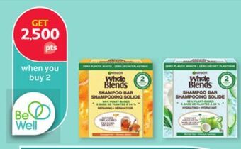 Rexall Garnier whole blends solid shampoo bar 60g or hair care 346ml-370ml offer