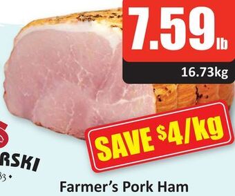 Starsky Farmer's pork ham offer