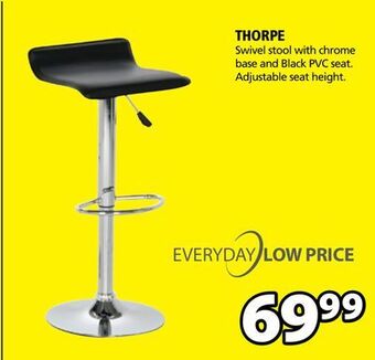 JYSK Thorpe swivel stool offer