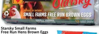 Starsky Starsky small farms free run hens brown eggs offer