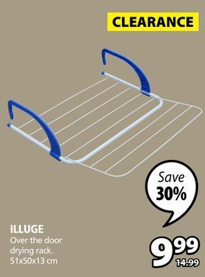 JYSK Illuge over the door drying rack offer