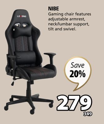 JYSK Nibe gaming chair offer