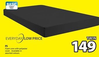 JYSK F5 foam core with polyester cover offer