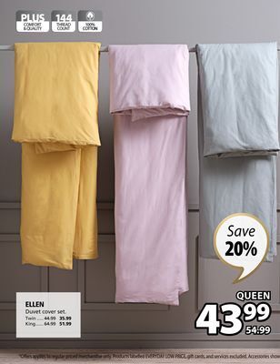 JYSK Ellen duvet cover set offer