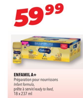 Familiprix Enfamil a+ infant formula, ready to feed offer