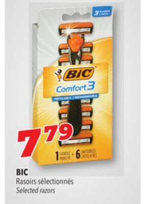 Familiprix Bic selected razors offer