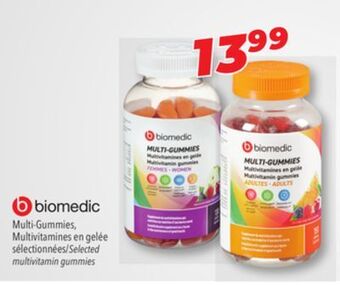 Familiprix Biomedic selected multivitamin gummies offer