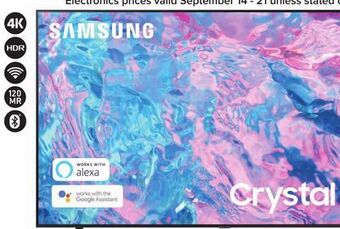 Leon's Samsung 65 cuhd 4k smart tv un65cu7000fxzc offer