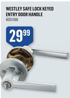 Canac Westley safe lock keyed entry door handle offer