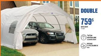 Canac Abri d'auto double offer