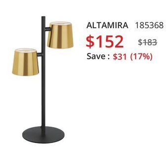 Multi Luminaire Altamira lighting offer
