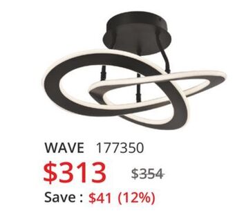 Multi Luminaire Flush mount wave offer