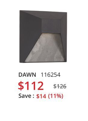 Multi Luminaire Dawn outdoor sconce offer