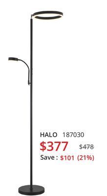 Multi Luminaire Halo floor lamp offer