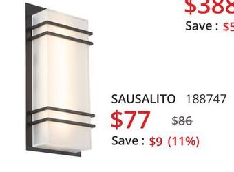 Multi Luminaire Sausalito outdoor sconce offer