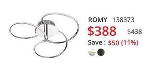 Multi Luminaire Romy flush mount offer
