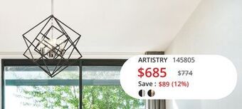 Multi Luminaire Artistry chandelier offer