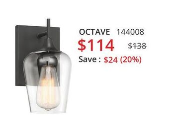 Multi Luminaire Wall sconce octave offer