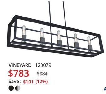 Multi Luminaire Chandelier vineyard offer