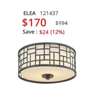 Multi Luminaire Elea flush mount offer