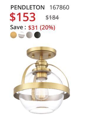 Multi Luminaire Pendleton offer