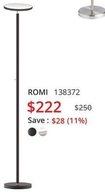 Multi Luminaire Romi floor lamp offer