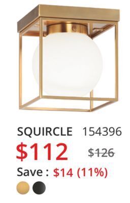 Multi Luminaire Squircle flush mount offer