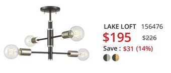 Multi Luminaire Lake loft offer