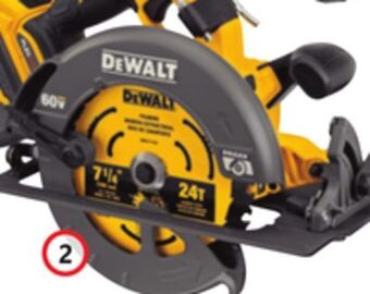 Home Hardware Flexvolt 60v max brushless 7-1/4 cordless circular saw offer