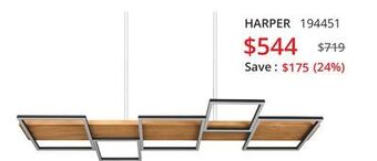 Multi Luminaire Harper hanging offer