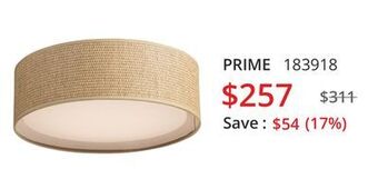 Multi Luminaire Prime flush mount offer