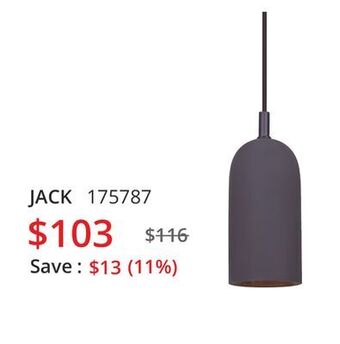 Multi Luminaire Jack pendant offer
