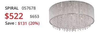 Multi Luminaire Spiral offer