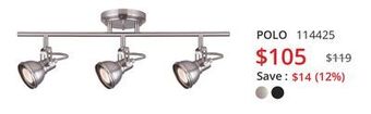 Multi Luminaire Polo track lighting offer