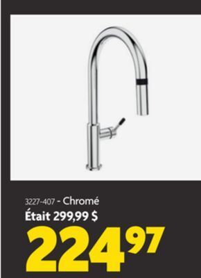 Home Hardware Single handle pull-down kitchen faucet offer