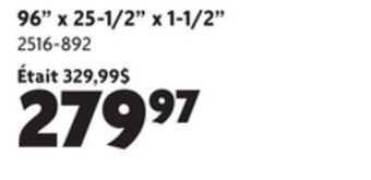Home Hardware Acacia wood countertop offer