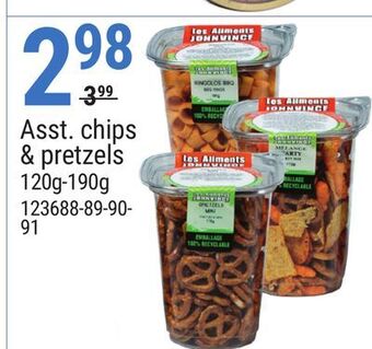 Rossy Asst. chips & pretzels offer