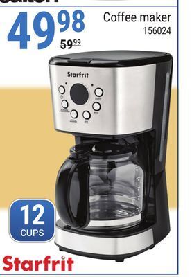 Rossy Starfrit coffee maker offer