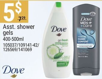 Rossy Dove asst. shower gels offer