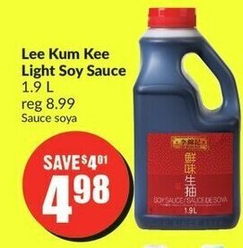 FreshCo Lee Kum Kee Light Soy Sauce 1.9 L offer
