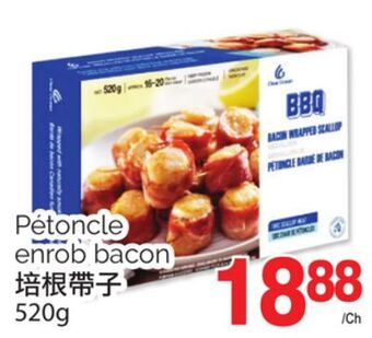 Pétoncle enrob bacon, 520g