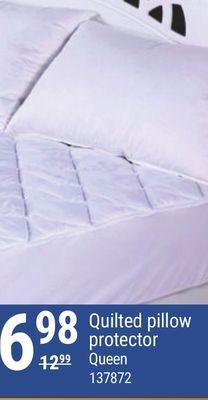 Rossy Quilted pillow protector queen offer