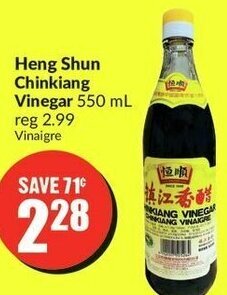 FreshCo Heng Shun Chinkiang Vinegar 550 mL offer
