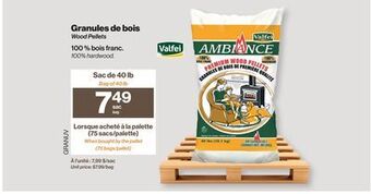 Patrick Morin Ambiance wood pellets offer