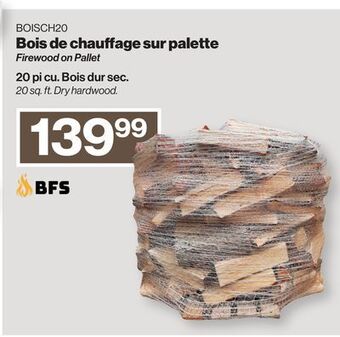 Patrick Morin Bfs firewood on pallet offer