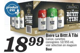 Marché Richelieu Bière la bittt à tibi | beer offer
