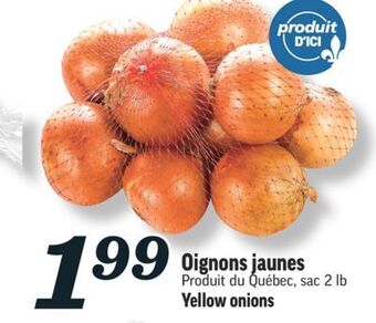 Marché Richelieu Oignons jaunes | yellow onions offer