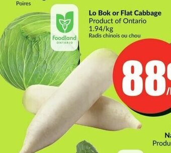 FreshCo Lo Bok or Flat Cabbage offer