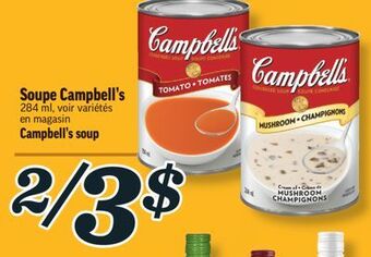 Marché Richelieu Soupe campbell's | campbell's soup offer